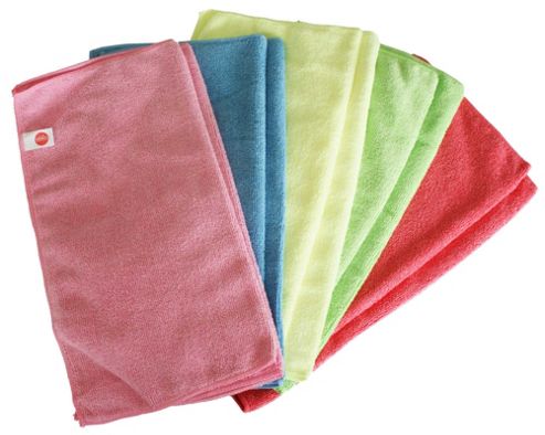 Image of Microfibre Cleaning Car, House, Boat, Motorcycle Cloths - Pack Of 10 - 40x40cm