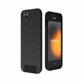 Cygnett SecondSkin Silicone Case for iPhone 5 and Screen Protector - Black