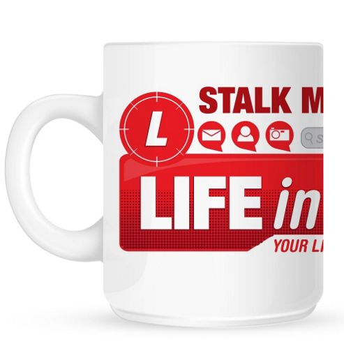 Image of Stalk Me On Life Invader 10oz Ceramic Mug