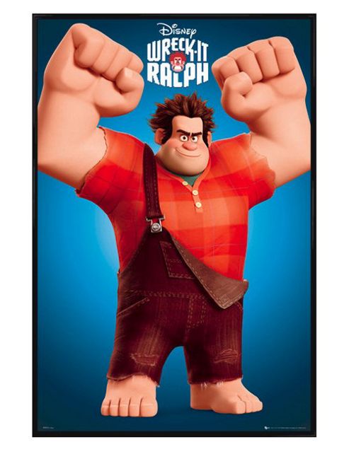 Image of Wreck It Ralph Gloss Black Framed Wreck-ognition Poster