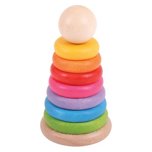 Image of Bigjigs Toys First Rainbow Stacker