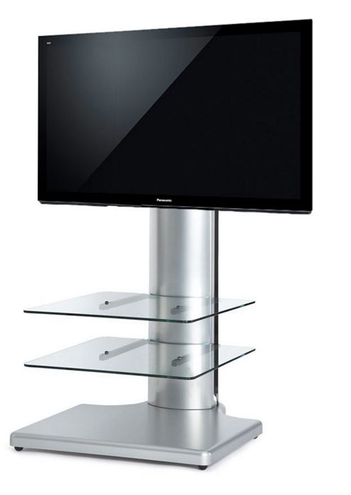 Image of Origin Ii S1 Flat Panel Tv Stand In Silver