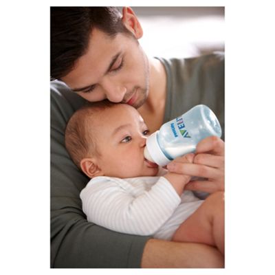 image 1 of Philips Avent Classic Bottle Blue 2X 260Ml
