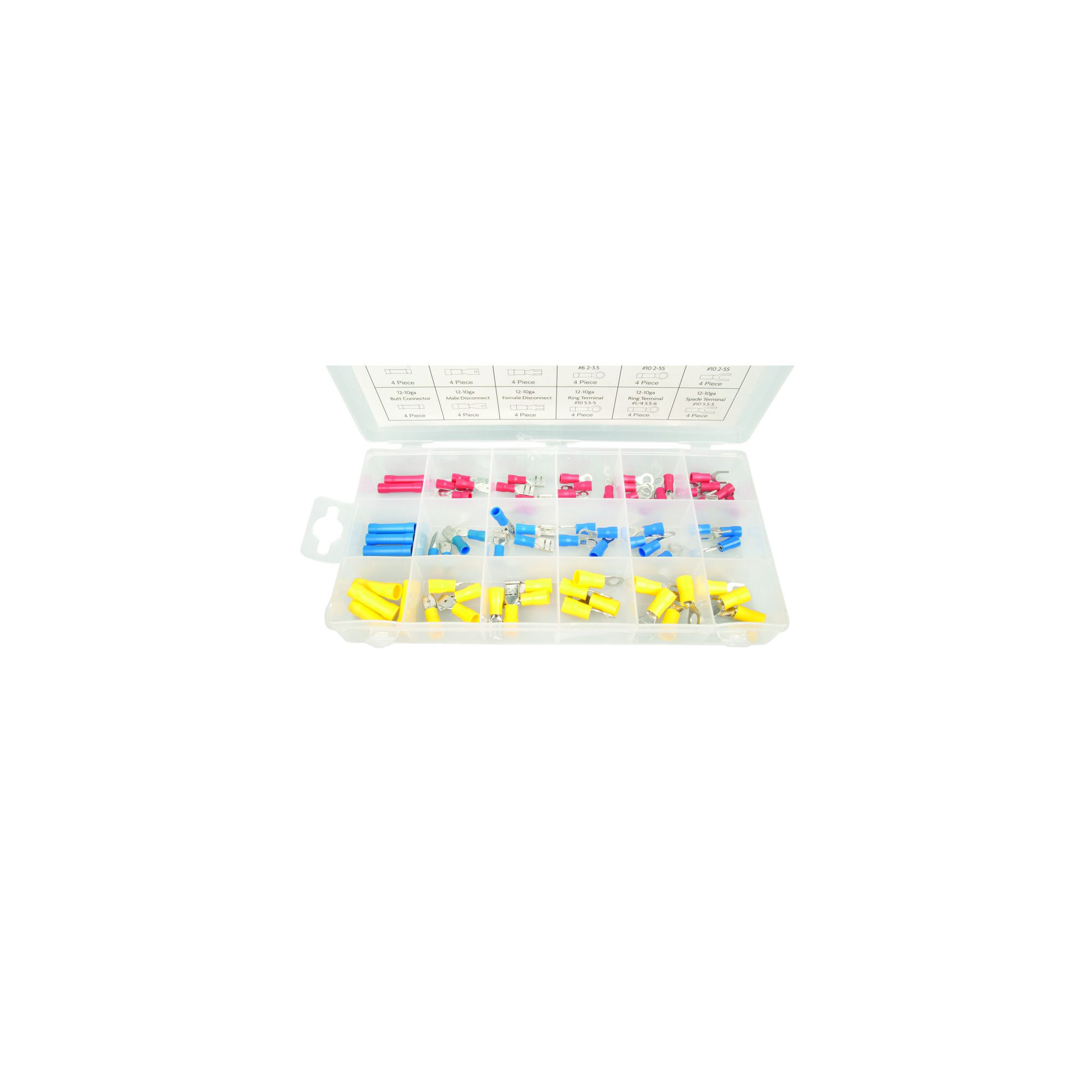 76-Piece Spade Terminals Assortment