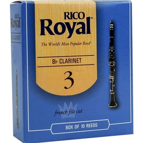 Image of Rico Royal 3 Bb Clarinet Reeds (x10)