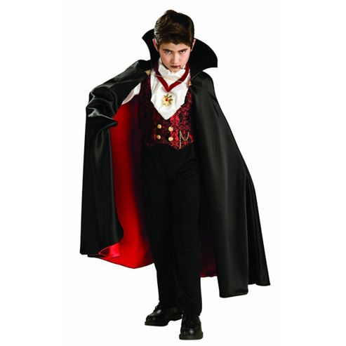 Image of Rubies Fancy Dress - Transylvanian Vampire Costume - Boys Small - Uk Size 3-4 Years