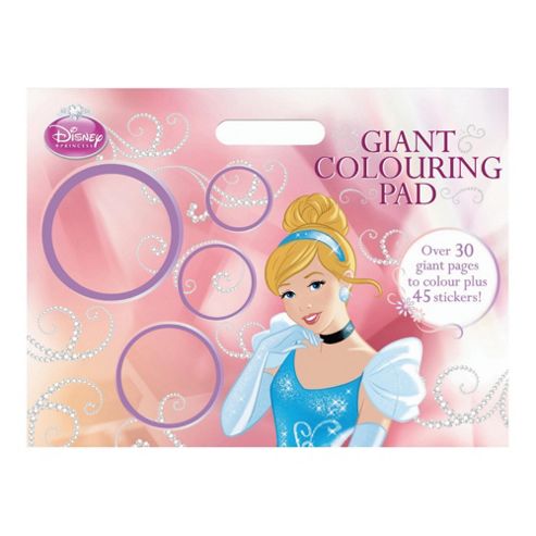 Image of Disney Girls A3 Colouring Book