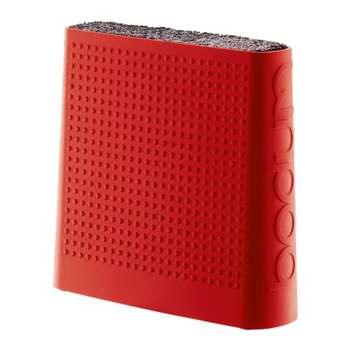 Image of Bodum Bistro Knife Block / Holder - Red