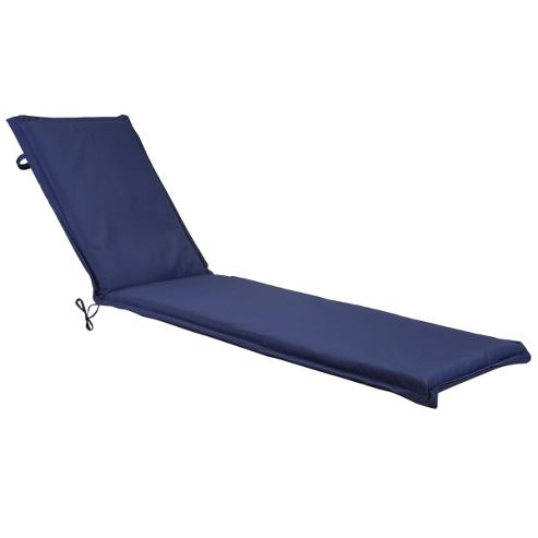 Image of Bentley Garden Sun Lounger Cushions - Light Blue