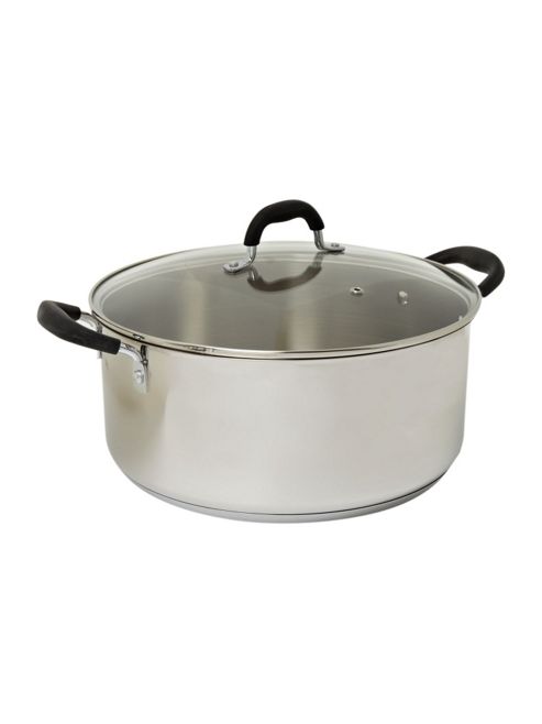 Image of Linea Cook 30cm Casserole Pan In Stainless Steel