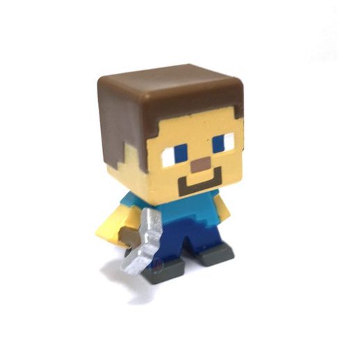 Image of Highly Collectable Minecraft Mini Figure - Steve With Pick Axe