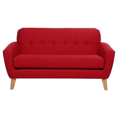 Image of Capri Medium 2 Seater sofa, Red