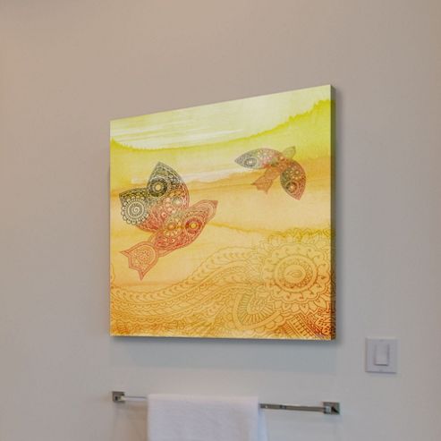 Image of Parvez Taj Love Birds Wall Art - 81 Cm H X 81 Cm W X 5 Cm D