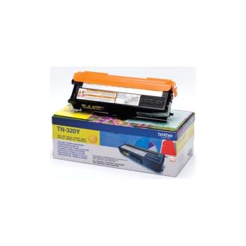 Image of Brother Original Tn320y Yellow Toner