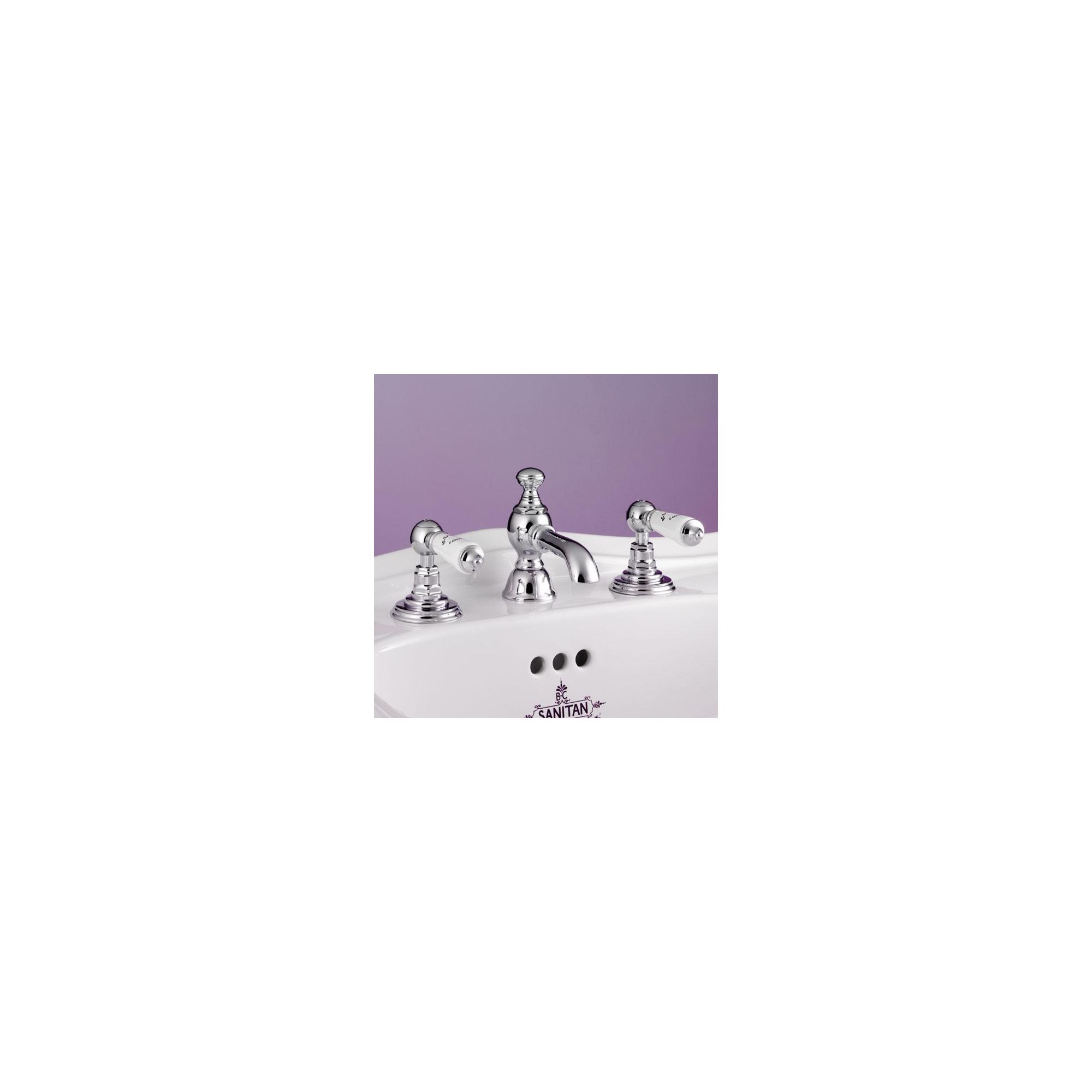 BC Sanitan Berkeley 3 Tap Hole Basin Mixer Chrome at Tescos Direct