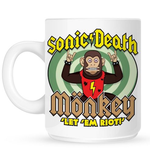 Image of Sonic Death Monkey 10oz Ceramic Mug