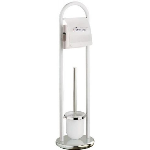Image of Sanwood Fische Toilet Brush Set In White