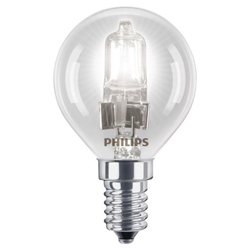 Image of Philips Ecoclassic Dimmable Halogen Luster Light Bulb (42w E14 P45) 1ct/12 Srp