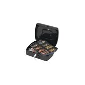 Q-Connect Cash Box 10 inch Black