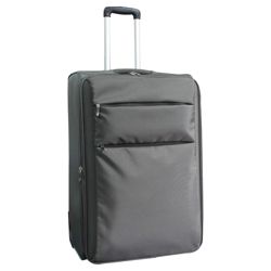 Tesco 2-Wheel Ultra Lightweight Suitcase, Grey Large