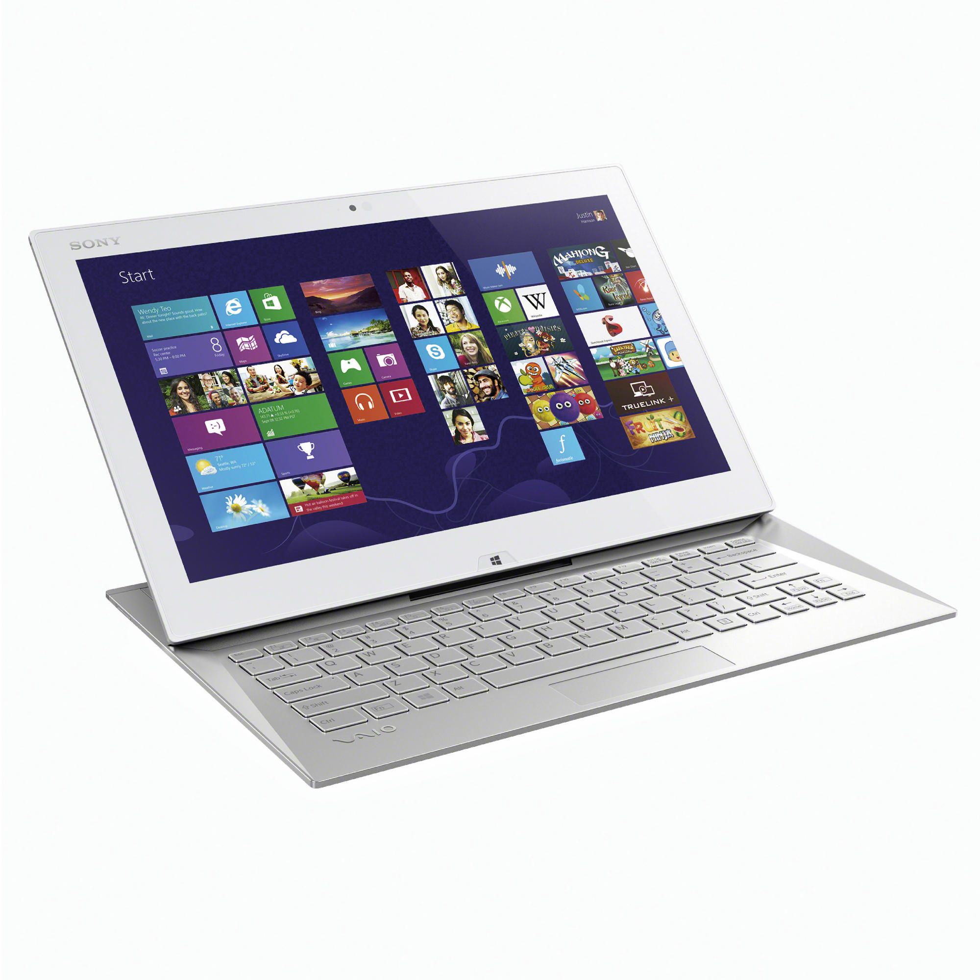 Sony Vaio Duo 13.3 inch Notebook, Intel Core i7, 4GB RAM, 128GB, Windows 8, White