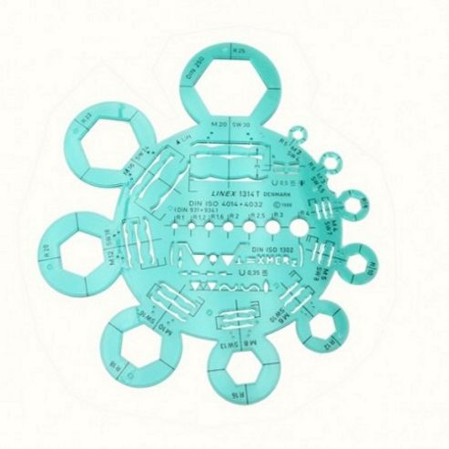 Image of Linex Nut & Radius Template - 588300