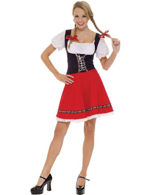 Image of Adult Heidi Costume Medium