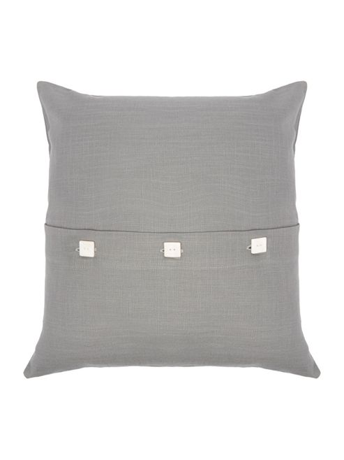 Image of Linea Linen Look Cushion, Grey