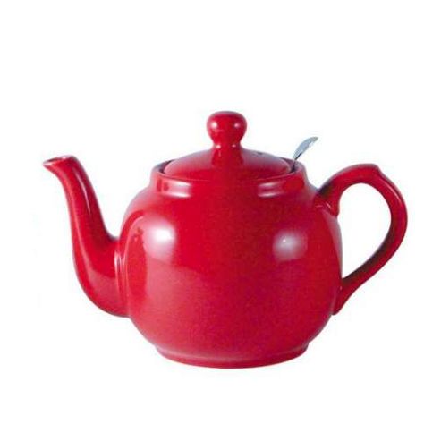 Image of London Pottery Farmhouse Filter Teapot, 4 Cup, Red