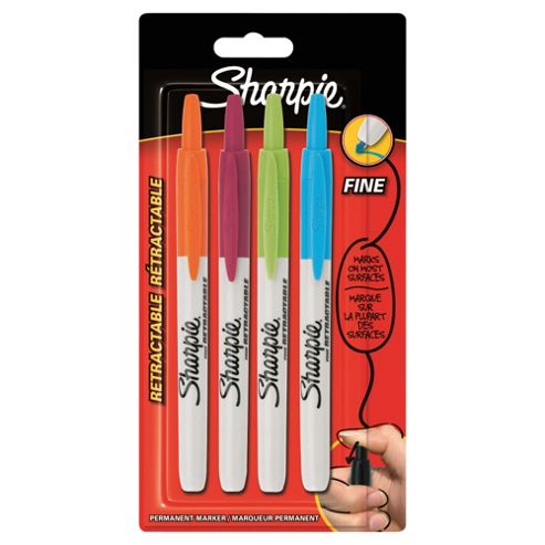 Image of Sharpie Retractable Markers Fashion, 4 Pack