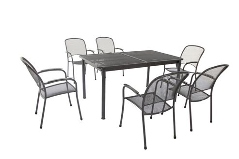 Image of Royal Garden Carlo 7-piece Extending Garden Dining Set
