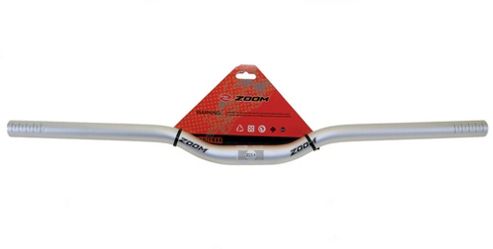 Image of Zoom Alloy Semi-rise Mtb Handlebar Matt Silver