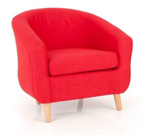 Image of Ultimum Lifestyle Cotham Tub Chair - Red