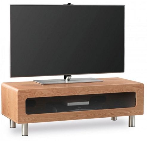 Image of Alphason Abr1100cb Light Oak Tv Stand
