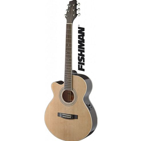 Image of Stagg Sa40 Mini Jumbo Lh Electro Acoustic Guitar
