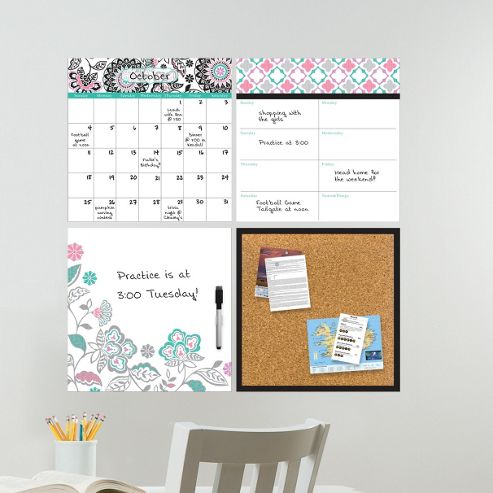Image of Wallpops Floral Medley Organization Wall Stickers