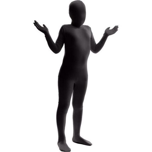 Image of Morphsuit Black - Child Costume 10-12 Years