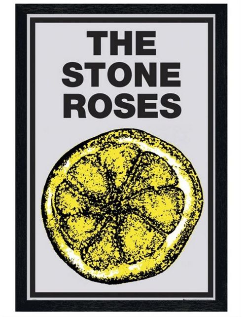 Image of The Stone Roses Black Wooden Framed Lemon Poster