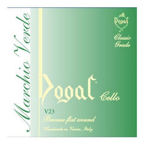 Image of Dogal V23/a Green Series Cello String Set - 4/4 To 3/4