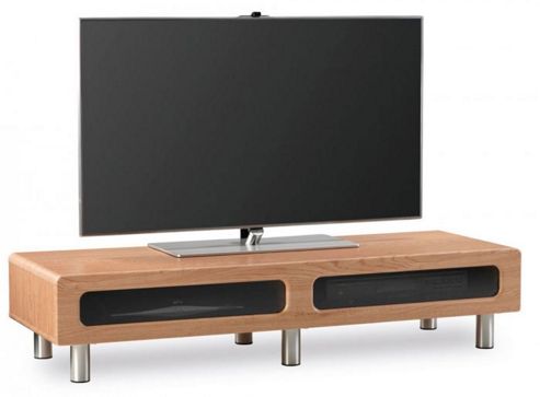 Image of Alphason Abr1350cb Oak Veneer Tv Stand