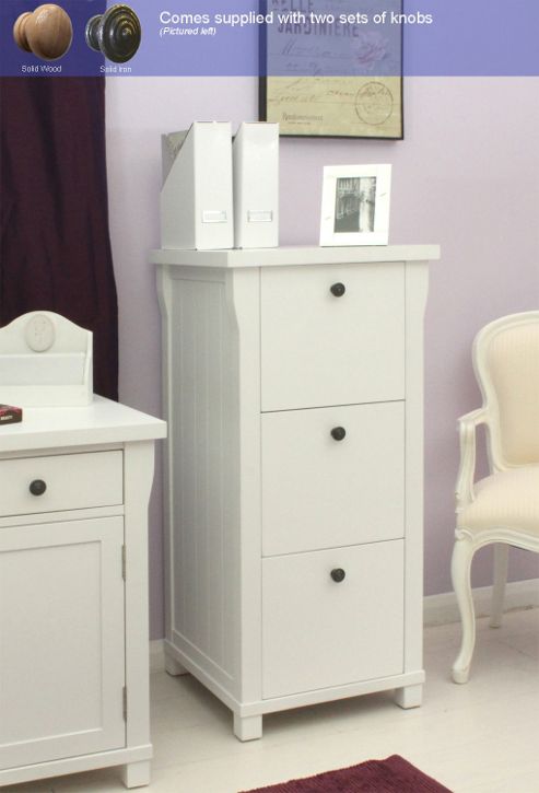 Image of Baumhaus Hampton Filing Cabinet Three Drawer