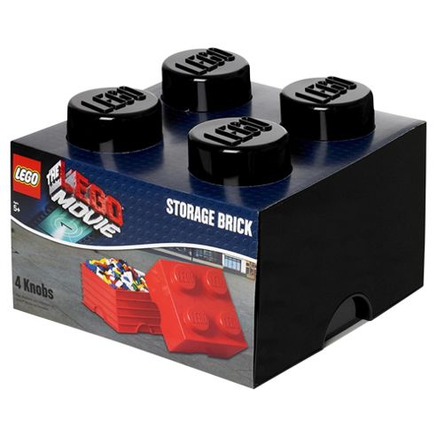 Image of Lego Movie Storage Brick 4 Black
