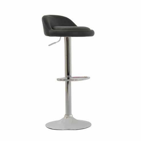 Image of Tempo Brown Faux Leather Bar Stool