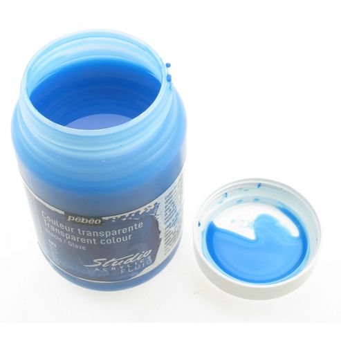 Image of Pebeo Studio Acrylic Glaze 250ml - Blue