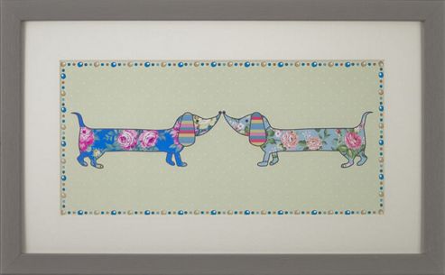 Image of Ditsy Dogs Framed Children's Picture 2