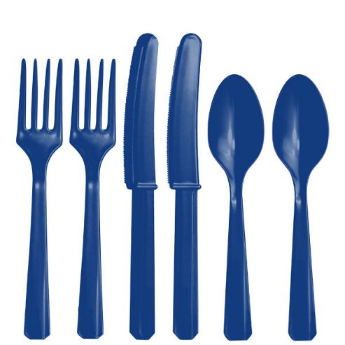 Image of Assorted Plastic Cutlery, Pack Of 24