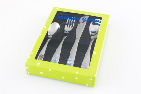 Image of Sola Switzerland Kitchen Party 4 Piece Cutlery Box Set - Green
