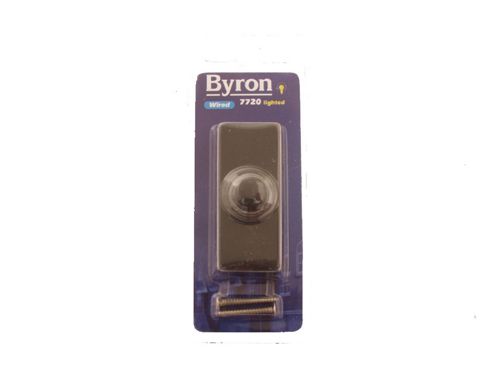 Image of Byron 7720 Blaze Bell Push Black