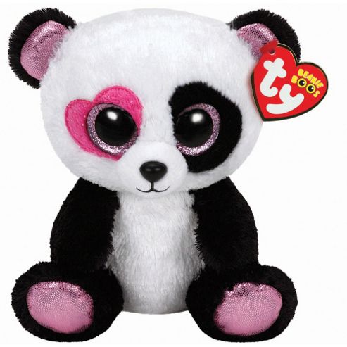 Image of Ty Beanie Boo Plush - Mandy The Valentines Panda