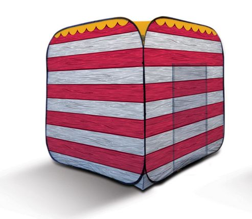 Image of Pop Up Beach Hut (red)